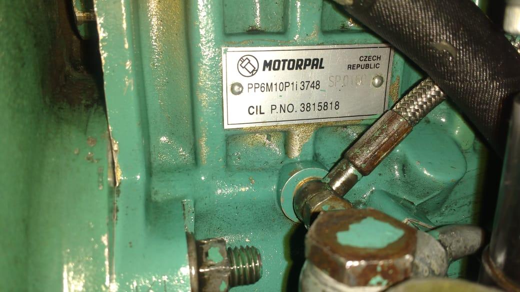 FUEL INJECTION PUMP / MODEL : 6CTAA8.3 G1/ MAKE : CUMMINS MOTORPAL ORIGINAL / PART NO : 3815818 / PUMP MAKE : MOTORPAL / SUITABLE FOR ENGINE MODEL 6C8.3 FOR 250 KVA / PRICE : RS. 104000 /