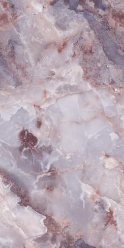 Polished glazed vitrified tiles- End_Hazel Onyx Purple