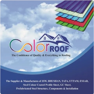 Surface Treatment	Color CoatedThickness Of Sheet	6mmColor	BlueBrand	Color RoofMaterial	SteelUsage/Application	Residential & CommercialMaterial Grade	ALength	12ftManufacturing Technique	Hot RolledShape	RectangularWidth	5 ftThe profile has been specially designed by global experts to ensure high strength anda water-tight roofing solution to ensure leak-proof installations for years to come