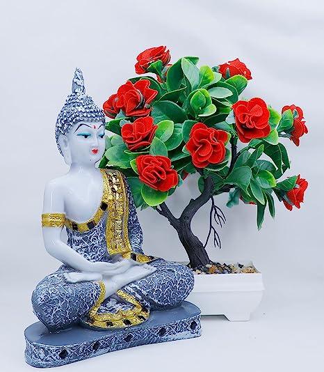 Theme buddhaBrand KGM StoneColour MulticolourStyle ModernMaterial MarbleOccasion Home decorationsProduct Dimensions 16L x 6W x 25H CentimetersCartoon Character Gautam BuddhaRoom Type bedroom,dining room,kitchen,living room,office,study room