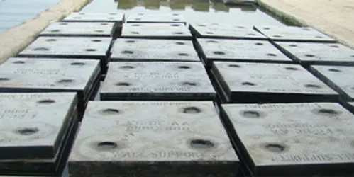 Ferro drain covers, also known as cast iron drain covers, are a type of cover used to secure drainage openings or manholes in various infrastructure settings. These covers are typically made of cast iron, a strong and durable material known for its resistance to heavy loads, corrosion, and wear. Ferro drain covers are designed to provide a secure and reliable solution for covering and protecting drainage systems, preventing debris, objects, or individuals from falling into the openings. They are commonly used in public areas, roadways, sidewalks, parking lots, and other locations where drainage access points need to be securely sealed. Ferro drain covers come in various sizes, shapes, and designs to accommodate different types of drainage openings. They are often designed with patterns or grating to allow water to flow through while preventing larger objects from entering the drainage system. These covers are known for their long lifespan and low maintenance requirements, making them a popular choice for reliable and durable drainage protection.