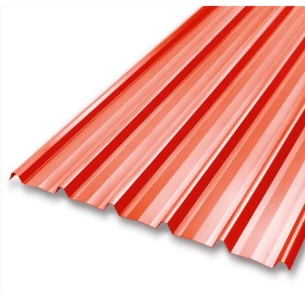 Thickness Of Sheet	0.45 mmMaterial	Galvanized IronColor	RedBrand	Color RoofSurface Treatment	GalvalumeMaterial Grade	AManufacturing Technique	Cold RolledCoating Mass (GSM)	AZ-150Weight	500 kgUsage/Application	Residential & CommercialFinish	PolishedShape	TrapezoidalIs It Rust Resistant	YesIs It Water Proof	YesCountry of Origin	Made in IndiaThe profile has been specially designed by global experts to ensure high strength anda water-tight roofing solution to ensure leak-proof installations for years to come