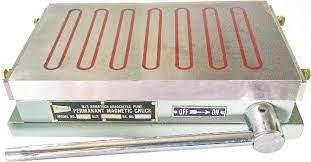 Magnetic chucks provide a consistent clamping pressure that ensures there is no variation in how tightly or loosely the workpiece is held, this hold improves the working safety of the user. The permanent hold also provides accuracy and precision in machining, cutting, drilling, milling, turning and grinding.