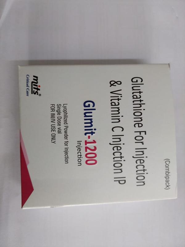 Glumit 600mg Injection is a medicine used in the treatment of liver disease. It also has a number of other health benefits and protects the body cells against damage caused by free radicals.