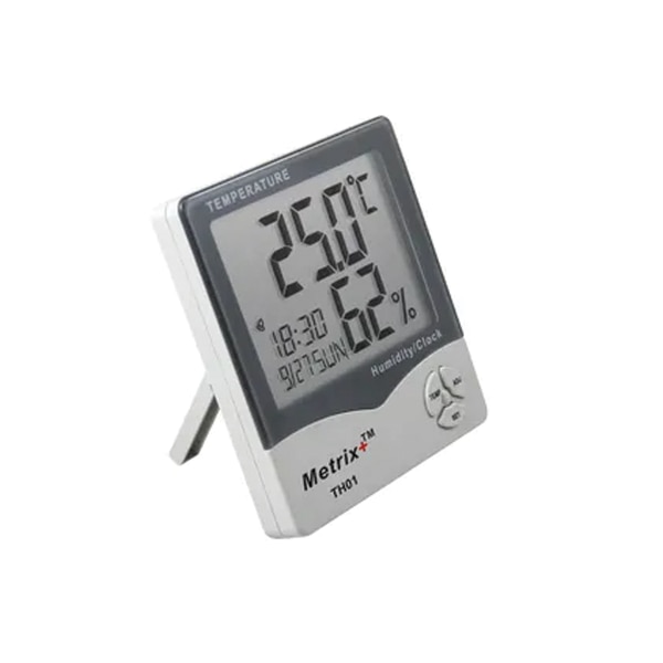 Range Temperature-40'C - 70'CHumidity 20%-90% RHC/F Selectable TemperatureHumidity, Calender & Clock.