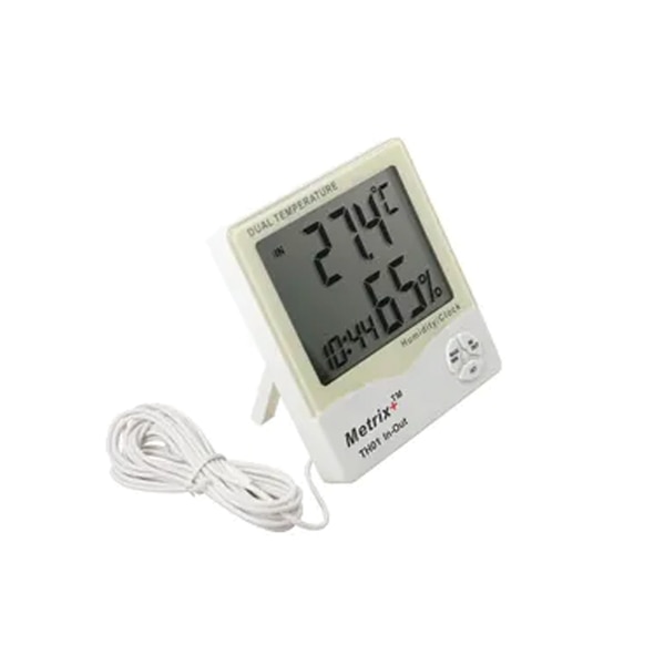 Range Temperature Indoor 10'C-70'CHumidity 20% RH-99%C/F Selectable Dual Temperature, Humidity & Clock