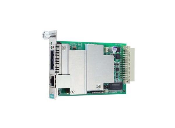 ● LFP (Link Fault Pass-Through) and FEF (Far End Fault) ● Supports store-and-forward mode and pass-through mode ● Auto-negotiation ● Supports IEEE 802.3AH OAM protocol ● Plug and play ● Hot-swappable ● IP-based remote management ● Supports WDM type modulesProduct categoryMedia Convertersub-categoryEthernet to Fiber ConverterPartner nameMoxaSeries nameCSM-400 SeriesAttributesEthernet Port1Fiber Port1