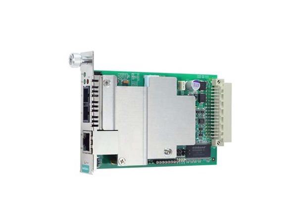 ● LFP (Link Fault Pass-Through) and FEF (Far End Fault) ● Supports store-and-forward mode and pass-through mode ● Auto-negotiation ● Supports IEEE 802.3AH OAM protocol ● Plug and play ● Hot-swappable ● IP-based remote management ● Supports WDM type modulesProduct categoryMedia Convertersub-categoryEthernet to Fiber ConverterPartner nameMoxaSeries nameCSM-400 SeriesAttributesEthernet Port1Fiber Port1Media Converters Type	Ethernet-to-Fiber	Ethernet Interface	1 10/100BaseT(X) Ports(RJ45 connector)	Fiber Port	1 100BaseFX Ports,WDM-A Single-Mode SC ConnectorPoE Ports	–	Combo Ports	–	Input Voltage	12 VDCIP	–	Mounting	–	Dimensions	86.8 x 124.3 x 21 mm(3.42 x 4.89 x 0.83 in)Weight	125 g (0.28 lb)	Housing	–	Operating Temperature	-40 to 75°C (-40 to 167°F)Warranty Period	5 years	 	 	 	 