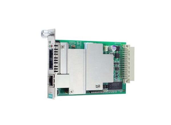  ● LFP (Link Fault Pass-Through) and FEF (Far End Fault) ● Supports store-and-forward mode and pass-through mode ● Auto-negotiation ● Supports IEEE 802.3AH OAM protocol ● Plug and play ● Hot-swappable ● IP-based remote management ● Supports WDM type modulesProduct categoryMedia Convertersub-categoryEthernet to Fiber ConverterPartner nameMoxaSeries nameCSM-400 SeriesAttributesEthernet Port1Fiber Port1Media Converters Type	Ethernet-to-Fiber	Ethernet Interface	1 10/100BaseT(X) Ports(RJ45 connector)	Fiber Port	1 100BaseFX Ports,WDM-B Single-Mode SC ConnectorPoE Ports	–	Combo Ports	–	Input Voltage	12 VDCIP	–	Mounting	–	Dimensions	86.8 x 124.3 x 21 mm(3.42 x 4.89 x 0.83 in)Weight	125 g (0.28 lb)	Housing	–	Operating Temperature	-20 to 55°C (-4 to 131°F)Warranty Period	5 years	 	 	 	 
