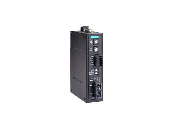 ● 3-way communication: RS-232, RS-422/485 and fiber ● Rotary switch to change the pull high/low resistor value ● Extends RS-232/422/485 transmission ● 40 km with single-mode or 5 km with multi-mode ● -40 to 85°C wide-temperature range models available ● C1D2, ATEX, and IECEx certified for harsh industrial environmentsProduct categoryMedia Convertersub-categorySerial to Fiber ConverterPartner nameMoxaSeries nameICF-1150 SeriesAttributesSerial Port1Fiber Port1Media Converters Type	Serial to Fiber Converter	Serial Interface	2 RS-232, RS-422,RS-485	Fiber Port	1PoE Ports	–	Combo Ports	–	Input Voltage	–IP	IP30	Mounting	DIN-rail mounting	Dimensions	30.3 x 70 x 115 mm(1.19 x 2.76 x 4.53 in)Weight	330 g (0.73 lb)	Housing	Metal	Operating Temperature	-40 to 85°C (-40 to 185°F)Warranty Period	5 years