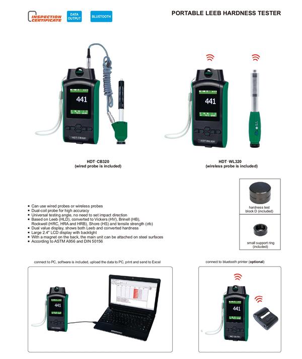 The Leeb hardness test is a method used to determine the dynamic hardness of metals.Insize Make and other make available.Call Us for More Details