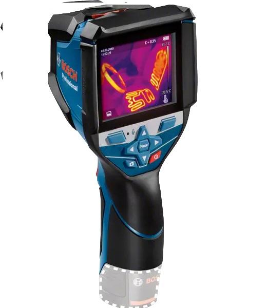 GTC 600 C PROFESSIONALTHERMO CAMERADetailed visualisation of temperature differences with smart documentationHigh thermal resolution and wide measuring range for maximum applicationsVoice note and Bosch Thermal App enable easy documentation of thermal imagesIntuitive user interface and seamlessly integrated features deliver successful results in minimum clicksThe GTC 600 C PROFESSIONAL is a high-performance cordless hedge trimmer designed for professional use. With its powerful motor and advanced features, this hedge trimmer delivers exceptional cutting performance and precision.Featuring a 60 cm dual-action laser-cut blade, the GTC 600 C PROFESSIONAL ensures clean and precise cuts, allowing you to trim hedges, shrubs, and bushes with ease. The dual-action design reduces vibration and enhances cutting efficiency, making your trimming tasks quicker and more efficient.One of the standout features of the GTC 600 C PROFESSIONAL is its cordless design. Powered by a high-capacity lithium-ion battery, this hedge trimmer provides you with the freedom to move around without the hassle of cords or cables. The battery technology ensures consistent power delivery and extended runtime, allowing you to tackle large trimming jobs without interruptions.Equipped with Bosch's Syneon Chip technology, the GTC 600 C PROFESSIONAL optimizes power output and battery efficiency for maximum performance. This intelligent chip regulates energy usage based on the cutting conditions, ensuring you get the most out of your battery charge.The GTC 600 C PROFESSIONAL is ergonomically designed for comfort and ease of use. It features a soft-grip handle and a balanced weight distribution, reducing fatigue during extended periods of operation. The trimmer also includes a transparent hand guard for improved visibility and protection while working.This hedge trimmer incorporates safety features to provide a secure operating experience. It includes a two-handed safety switch to prevent accidental startup and a blade tip protector to protect against damage during storage or transport.Whether you are a professional landscaper or a homeowner with extensive trimming needs, the GTC 600 C PROFESSIONAL is a reliable and powerful tool that delivers excellent results. Its cutting-edge features, cordless convenience, and robust construction make it the ideal choice for tackling even the toughest hedge trimming tasks.