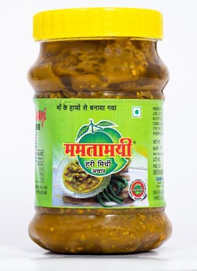 With a main aim to accomplish high level of patron trust, we have been engrossed in providing a vast assortment of Mamtamai Green Chilli Pickle.Features:Long shelf lifeHygienically packed