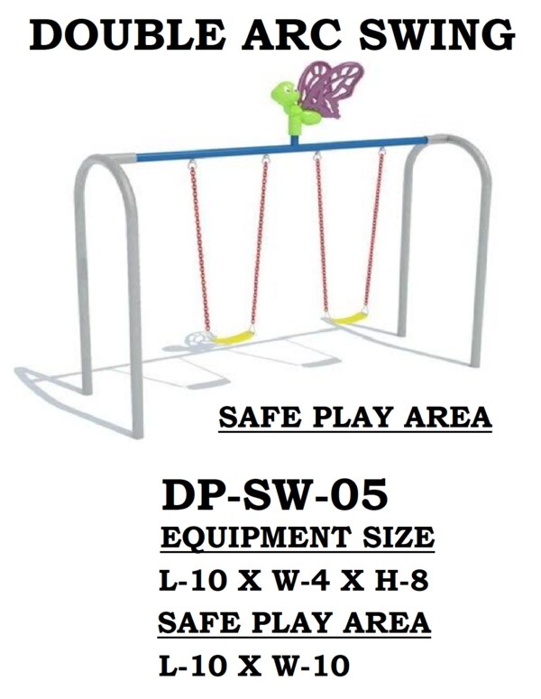 EQUIPMENT MANUFACTURE WITH LLDPE, GI PIPE & SHEET, POWDER COATING, SWING BEARING ASSEMBLIES RUBBER COATED SWING CHAINS, LLDPE SWING SEATS.