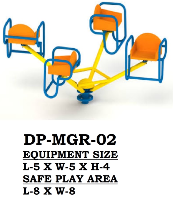 EQUIPMENT MANUFACTURE WITH LLDPE, GI PIPE & SHEET, POWDER COATING, SWING BEARING ASSEMBLIES RUBBER COATED SWING CHAINS, LLDPE SWING SEATS. 