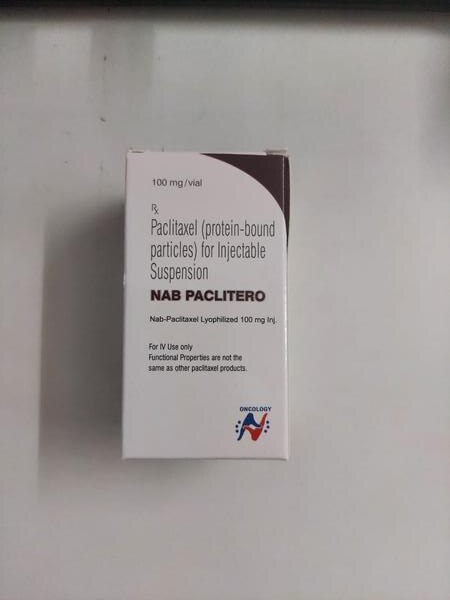 Nab Paclitero 100mg Injection is an anti-cancer medication used for the treatment of breast cancer, pancreatic cancer and non-small cell lung cancer.