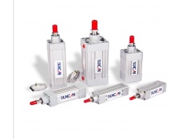 Meet ISO 15552 and VDMA 24562 standard specification.Avialable in 32, 40, 50, 63, 80 & 100 mm bore dia.Cylinder in compact & streamlined construction with range of mountings.Magnetic version optional.Super finished anodized aluminum square profile tube & polyurethane rod seal ensure long & trouble free life.IP68 Reed switches & solid state switches available.