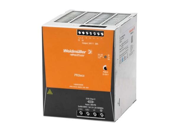 ● Input : 3 – Phase ● Output : 24 VDC-40 A ● Output Power :960W ● High performance and flexibilityProduct categoryPower SuppliesPartner nameWeidmullerSeries namePROecoAttributesOutput Voltage (V DC)24Output Current (A DC)40Output Power (Watt)960AC Input Type3-Phase