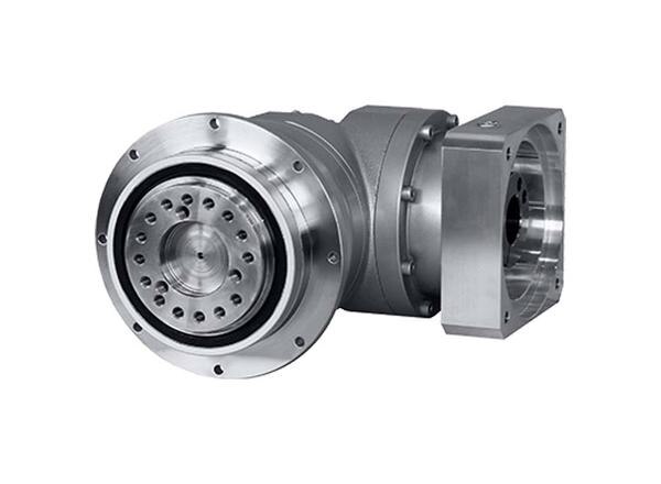  ● Carburized helical gears with proprietary secondary finishing process ● Uncaged needle roller bearings allow for higher rigidity and torque ● One piece output shaft and planet carrier with two robust tapered bearings ● Higher radial/axial load capacity, stiffness, torque density and safety factor ● Optimized mounting system with active centering on motor pilot diameter guarantees alignment of motorProduct categoryRight-angle Planetary GearboxesPartner nameShimpoSeries nameEVTAttributesBacklash4 ARC MINMountingRIGHT ANGLE