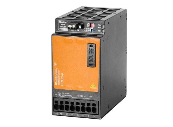 ● Input : 1 – Phase ● Output : 48 VDC-10 A ● Output Power :480W ● Highest efficiency and Compact housingProduct categoryPower SuppliesPartner nameWeidmullerSeries namePROtopAttributesOutput Voltage (V DC)48Output Current (A DC)10Output Power (Watt)480AC Input Type1-Phase