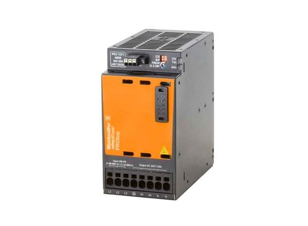 ● Input : 3 – Phase ● Output : 24 VDC-20 A ● Output Power :480W ● Highest efficiency and Compact housingProduct categoryPower SuppliesPartner nameWeidmullerSeries namePROtopAttributesOutput Voltage (V DC)24Output Current (A DC)20Output Power (Watt)480AC Input Type3-Phase