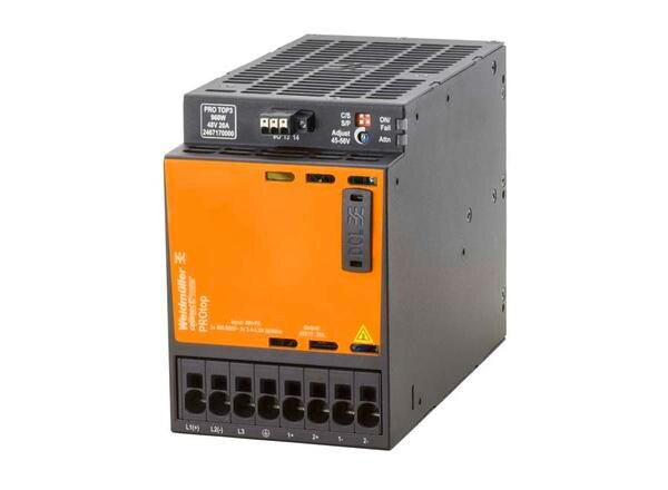 ● Input : 3 – Phase ● Output : 48 VDC-20 A ● Output Power :960W ● Highest efficiency and Compact housingProduct categoryPower SuppliesPartner nameWeidmullerSeries namePROtopAttributesOutput Voltage (V DC)48Output Current (A DC)20Output Power (Watt)960AC Input Type3-Phase