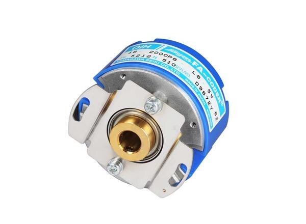 Special for servo motors feedback ● 8 mm through hollow shaft ● Line Driver (5V) with Commutation output (U,V,W) phase ● 48mm Outer diameter ● Maximum Rotational Speed: 6000 RPM ● Medium SizeProduct categoryRotary Encoderssub-categoryIncremental EncodersPartner nameTamagawaSeries nameOIH48AttributesEncoder TypeIncrementalShaft TypeHollow shaftOuter Diamater48 mmInput Voltage5 VDCPPR1024Output FormLine Driver