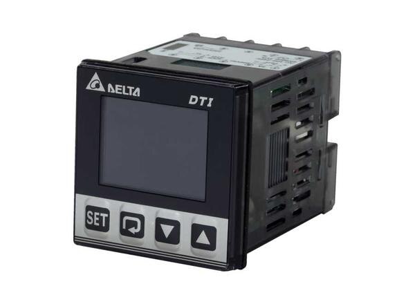 DTI series is an LCD Type Temperature controller. This series falls under an economic series that is suited for single output control applications. It also supports ON/OFF, PID, and Manual modes. Its depth is 60mm which will save space in mounting. 48 x 48 & 96 x 96 sizes are available. Supports only temperature input and Relay or SSR outputs.● 100 ~ 240 Vac,±25% ,Max.5VA● PID / On-Off/ manual control modes● Auto-tuning PID parameters● Various thermocouple (B, E, J, K, L, N, R, S, T, U, TXK) and platinum RTD (PT100, JPT100, Cu50 & Ni120) can be set by parameters● Supports Voltage Pulse Output and Relay Output as a control output● Built-in single relay alarm OUTPUT with 9 control modes● Sampling period: 100 ms● Celsius or Fahrenheit temperature display● Panel size: 4848 & 9696● Accuracy: LCD display with ±0.5% of the measuring rangeSIZE48 X 48 mm96 x 96mmInteger50