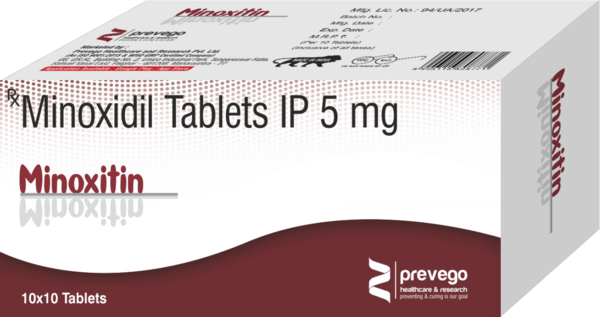 MINOXITIN 5mg Tablet belongs to a class of drugs known as vasodilators. It is used in the treatment of hair loss. It slows down the progression of hair loss. This medicine promotes hair growth by increasing the blood flow to hair follicles by widening the blood vessels