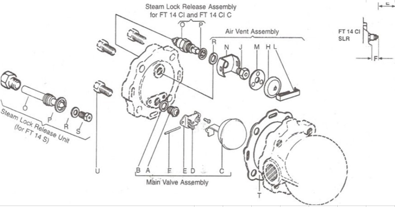 Ball Float Steam Trap FT-14 CI....