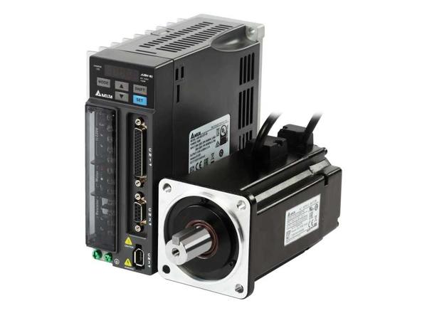 Delta B2/B2L Series servo motors and drives are high-performance and cost-effective. The superior features of this series emphasize built-in motion control functions for general purpose applications and save the cost of mechatronics integration. Delta B2/B2L makes setting assembly, wiring, and operation convenient. In switching from other brands to Delta B2/B2L, the outstanding quality and features, and complete product lineup make replacement simple and scalable. Customers that choose this value-based product gain noticeable competitive advantages in their market space. Delta B2/B2L makes setting assembly, wiring, and operation convenient. In switching from other brands to Delta B2/B2L, the outstanding quality and features, and complete product lineup make replacement simple and scalable. Customers that choose this value-based product gain noticeable competitive advantages in their market space.● Rated Torque: 0.32 Nm to 19.1 Nm● 17-bit Incremental Encoder Resolution● Position/ Speed and Torque Control Modes● 550 Hz Velocity Response Frequency● 4Mpps Exclusive Interface for Line driver Pulses● Maximum 5000 RPM● Maximum Torque Limit 300%● RS-232/ RS-485 MODBUS Communication● UL, cUL, CE, and RoHS standards compliance● IP 65 (Except Connector)Power Range1Ph/3Ph – 200V : 100W to 3.0 KW