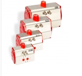 Available in sizes 40 mm to 300 mm Torque range 4Nm to 4000Nm Compact Rack & Pinion design. Hard anodized aluminum body. ISO 5211 & Namur Standard mounting.FOR MORE ENQUIRIES CONTAC T US THROUGH OUR MAIL CENTRALAGENCIES.DELHI@GMAIL.COM OR CALL US ON 7503126000 OR 7503126008