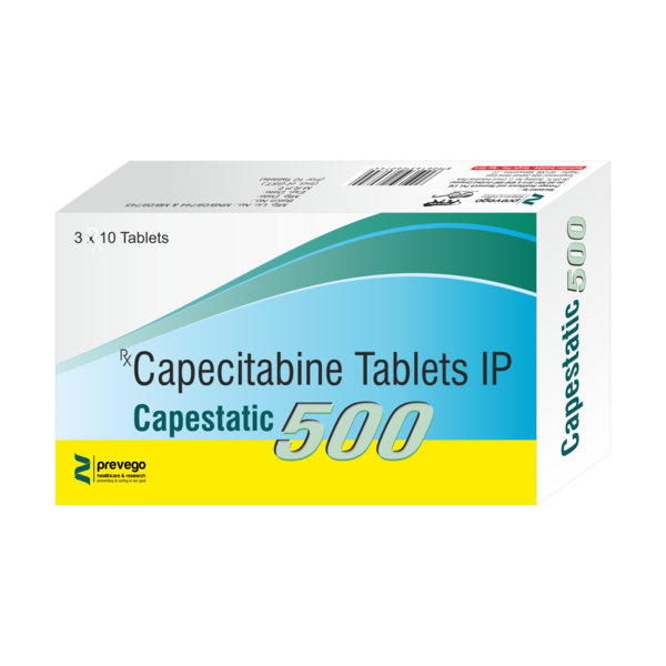 CAPESTATIC 500mg Tablet is used in the treatment of cancer of breast, colon, and rectum. It may be also used to treat other conditions, as determined by the doctor. It is used alone or in combination with some other medicine as a part of chemotherapy.