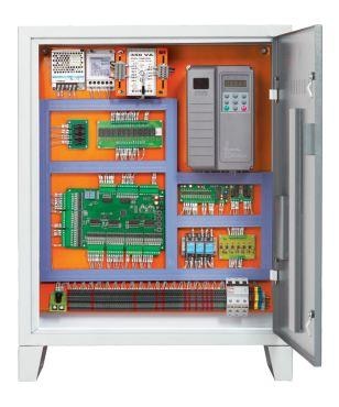 FEATURES:1.	8 STOP DOWN COLLECTIVE AND 6 STOP COLLECTIVE SELECTIVE IN ECONOMY MODEL & DELUX2.	 16 STOP DOWN COLLECTIVE AND 11 STOP COLLECTIVE SELECTIVE IN DELUX MODEL3.	 OPERATION : REGULAR V3F, AUTO DOOR MANUAL     DOOR4.	 CALL LED & PUSH BUTTON ARE ON SINGLE WIRE 5.	 12V & 24V BOTH TYPES PANEL AVILABLE6.	 VOICE ANNOUCEMENT CARD INBUIT7.	 DOUBLE DOOR FUNCTION8.	 PASSWORD PROTECTED9.	 CHANGEBALE PARAMETER