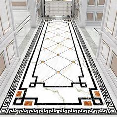 Readymade Floor with in black and white. made by KGM Stone...