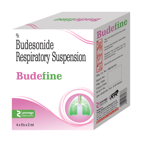 BUDEFINE 0.5 RESPULES is used to prevent the symptoms of asthma (wheezing and shortness of breath). It is a steroid and is known as a