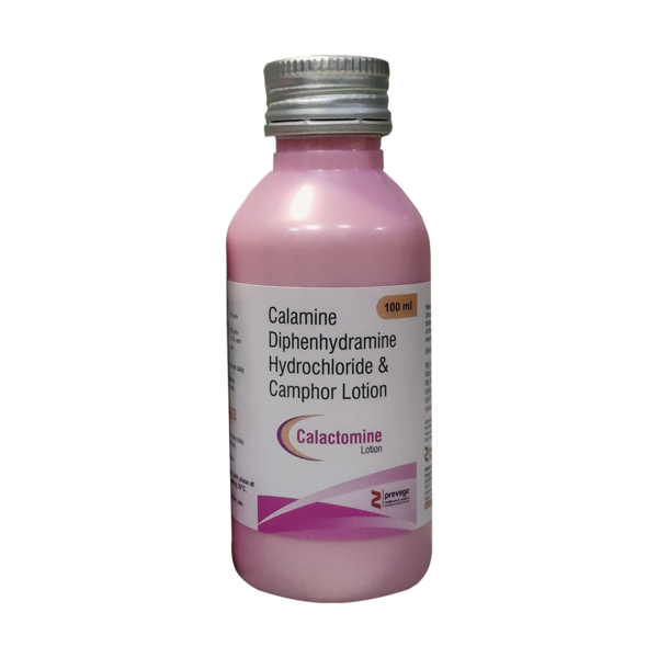 CALACTOMINE LOTION is a prescription medicine used to treat allergic skin conditions. It works by blocking the effects of a chemical messenger (histamine), and provide relief from symptoms of skin allergy such as skin irritation.CALACTOMINE LOTION should be used in the dose and duration as advised by your doctor.