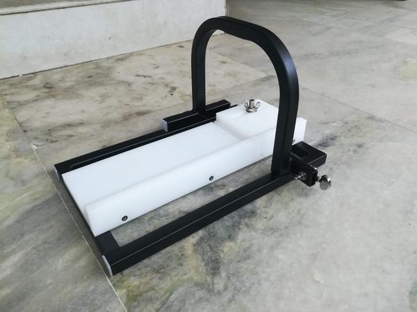 We are involved in Manufacturing and Supplying of Single Wire Soap Cutter in Coimbatore, Tamilnadu, South India.Description: -12 wire Flat soap cutter made in mild steel frame in Top and HDPE plate form in bottom to make the cutter as sturdy and long durable product.The cutter is powder coated to protect it from corrosion.To get a perfect cut on the soap loaves, the cutter made of 0.55mm thick 304 Grade stainless steel wire was used.This cutter will give Even Thickness soaps.This cutter will give 12 cuts and 11 clear thick soaps in one cutting action. This cutter is very much Suitable for Regular Silicon Moulds.This cutter is designed to cut cold process and hot process soaps; it is not suitable for cutting melt and pour soaps.Specification: -Cutter Dimension – 415 (L)x 380 (W)x 80 (H)mm.Platform Dimension – 325 x 110 mmMaximum Soap loaf size can cut in the cutter – 125 (H) x 125(w) x 300(L)mm Length.Thickness of the soap is 25mm means around 1inch, Standard space between the two wires is 25mm.