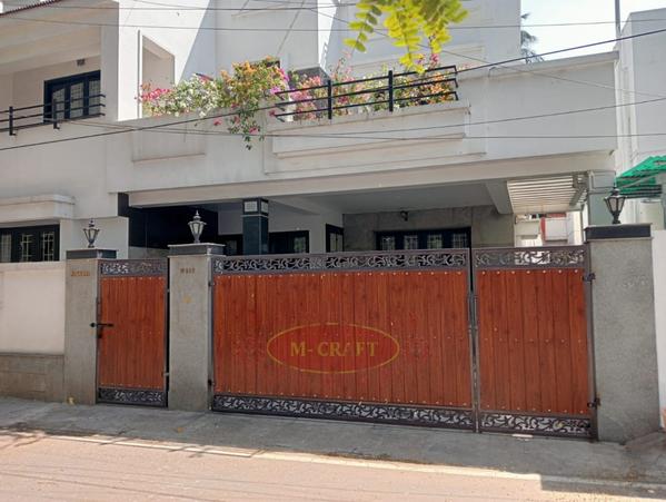 M-CRAFTHPL MAIN GATE WITH MS-HOT DIP GALVANIZATION AND MRF PU PAINT FINISHING.