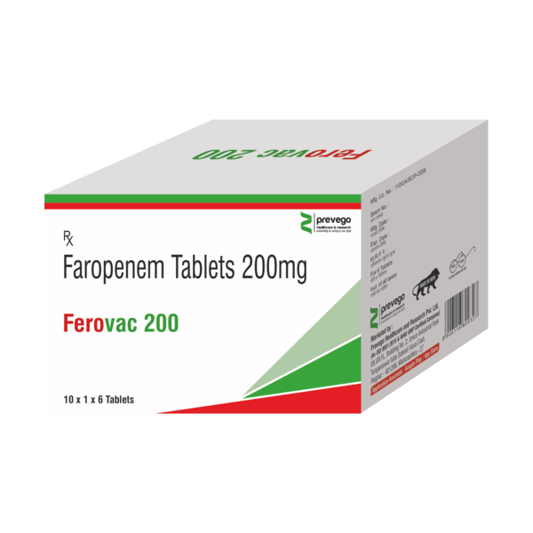 FEROVAC 200 Tablet is an antibiotic medicine that is primarily used in the treatment of infections of the lungs and urinary tract. Additionally, it may also be used to treat skin and gynecological infections. It is usually used for infections that did not resolve with other antibiotics.