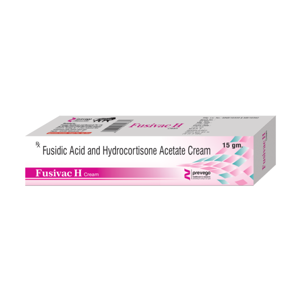 FUSIVAC H Cream is a combination of two medicines that effectively treats skin infections. It minimizes symptoms of inflammation such as redness, swelling, and itching. It also kills infection-causing microorganisms.