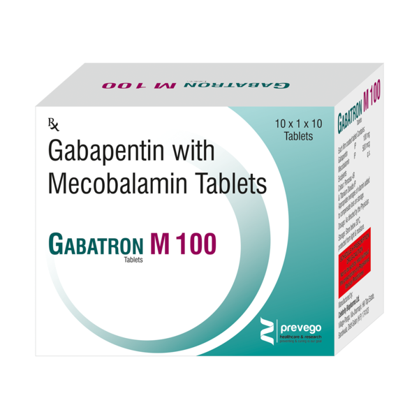 GABATRON M 100Tablet is a combination medicine used for the treatment of neuropathic pain. This medicine decreases pain by modulating calcium channel activity of the nerve cells.