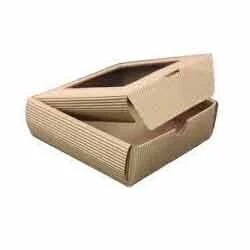 Material	CardboardUsage/Application	Apparel Food PharmaColor	BrownShape	RectangleBox Capacity	1-5 KgWall Type	Single Wall - 3 PlyCustomization	CustomisedOur presented E Flute Square Boxes are safe to use with heavy material. These eye catchy boxes are demanded in logistic sections for having quick solution of transportation. Our presented square boxes are hard frame and quality tested by the professionals of our firm who hold much expertise in the relevant box manufacturing. Features:Appropriate workingEasy handlingNo maintenance