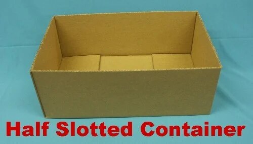 Color	BrownBox Capacity	11-20 KgShape	RectangularUsage/Application	All Type Of Packaging UsageHeight	11-20 inchWeidth	20 - 25 inchWe are one of the leading manufacturer of wide array of  Half Slotted Container Boxes  . All our products are developed by a team of deft experts in accordance with the national quality guidelines and norms. Offered products are used for safe packaging and storing of various industrial items. These products are acclaimed by the clients for their precise performance and supreme functionality.Features:* Seamless finish* Supreme functionality* Precise performance