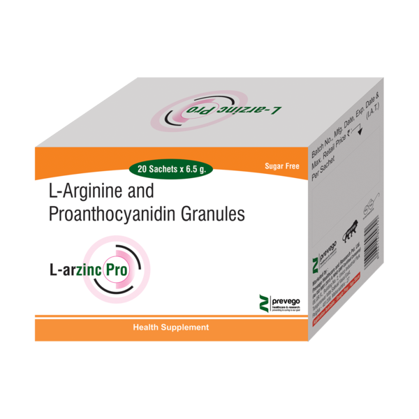 L ARZINC PRO POWDER is a combination medicine that is used in the treatment of nutritional deficiencies. It provides proper nutrition for adequate growth and development.