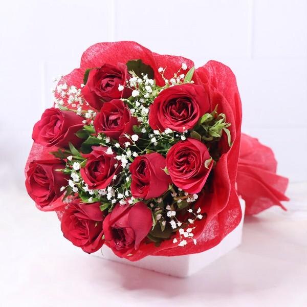 10 Red Rose Bouquet edu.svet.gob.gt