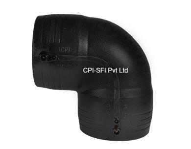 Electrofusion Elbow 900Mfg Range : 50 mm OD to 110 mm ODIN KIT : 125 mm OD to 315 mm ODAdvantages• Stronger Pipe Joining: Electrofusion polyethylene pipe fittings have long penetration depths and fusion zones which ensure high quality joints.• High Performance: Our electrofusion fittings for gas are proven to be with high performance in gas and water distribution and other industrial applications.• Most Economical: Economic benefits are a result of overall integrated system and innovation including the computerized smart system which reduces the potential for operator error. Features• Superior fitting design increases joint integrity of electrofusion fittings for gas.• Quality control can be achieved by Joint Data retrieval of measurements and records.• With the computerized barcode system, electrofusion polyethylene pipe fittings are superior to other electrofusion systems.• Using simple practical tools, they are easy to install.• Electrofusion fittings for gas reduce the possibility of leakage.• Embedded resistance wire, after strict selection, is precisely calculated.Note: All dimensions are in mm(±2%)Code SizeEFB032020 32mmEFB050050 50mmEFB063063 63mmEFB090090 90mm