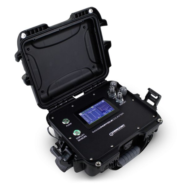 FeaturesPortable and autonomous measuring system (available the version for fixed installation)Real-time level reading of ISO, NAS and SAE particles in diesel and lubricantAnalysis of the fluids stored in tanks or sample bottlesDetail of the size and ISO classification of particlesDetection of air bubbles and water dropletsUseIdeal for the measuring the content of solid particles in diesel, heavy lubricant or cold motor oil or oil with viscosity up to 320 cStMeasurement of pressurised systems using a high pressure adapter (up to 350 bar)Results in ISO 4406 cleanliness standardParticle measurements of 4, 6, 14, 21, 38 and 70 µm (micron)The results are not affected by phantom particles or additives.It includes a software that allows to export the data in *.csv or *.pdf format and print them as tables or graphics.Configuration of alarm levels, indicating whether desired cleanliness levels are achieved.Technical DataWorking temperature: 0-50 ºCViscosity range: up to 320 cStPressure: 2.5 barIP-55 protectionConnection: ¼