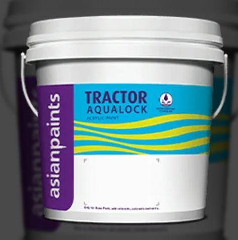 Tractor Aqualock is an water-based, interior wall paint. It is an acrylic paint that provides twice the water resistance as compared to ordinary distempers. It also gives the walls a beautiful matt finish that lasts for a long time. We are also providing services for home painting.Additional Information:Delivery Time: 2-5 days