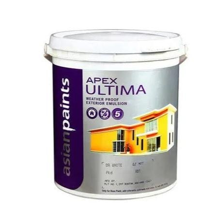 Asian Paints Apex Ultima Advanced Anti-algal Weather Proof is a water-based, 100% Acrylic smooth emulsion with silicon additives that offers an anti-algal and high performance exterior wall finish.We are also providing services for home painting.Additional Information:Delivery Time: 2-5 days